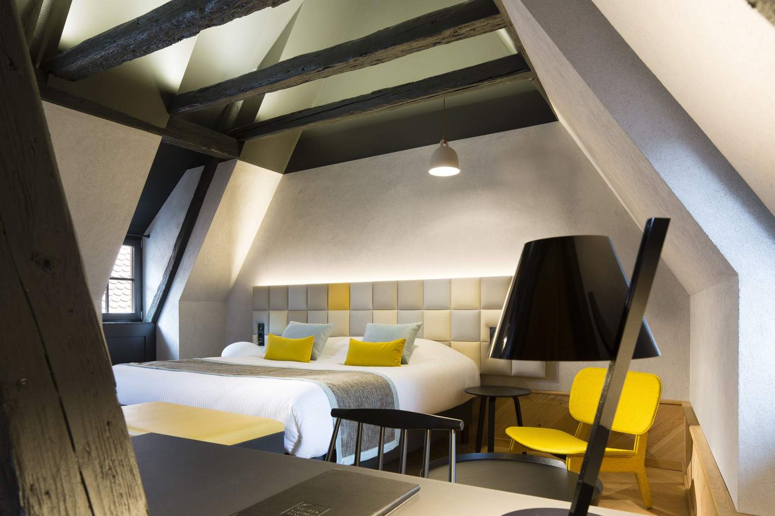 Colombier Suites hotel room in Colmar